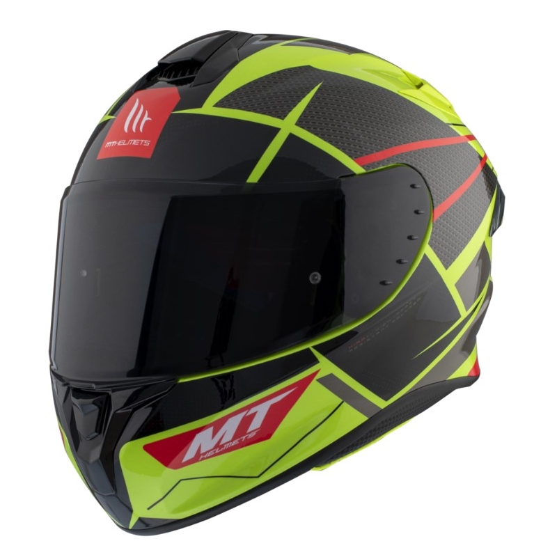 Integrálna prilba na motocykel MT FF106 Pro Targo Pro Podium D1 fluo žlto-červeno-čierna výpredaj