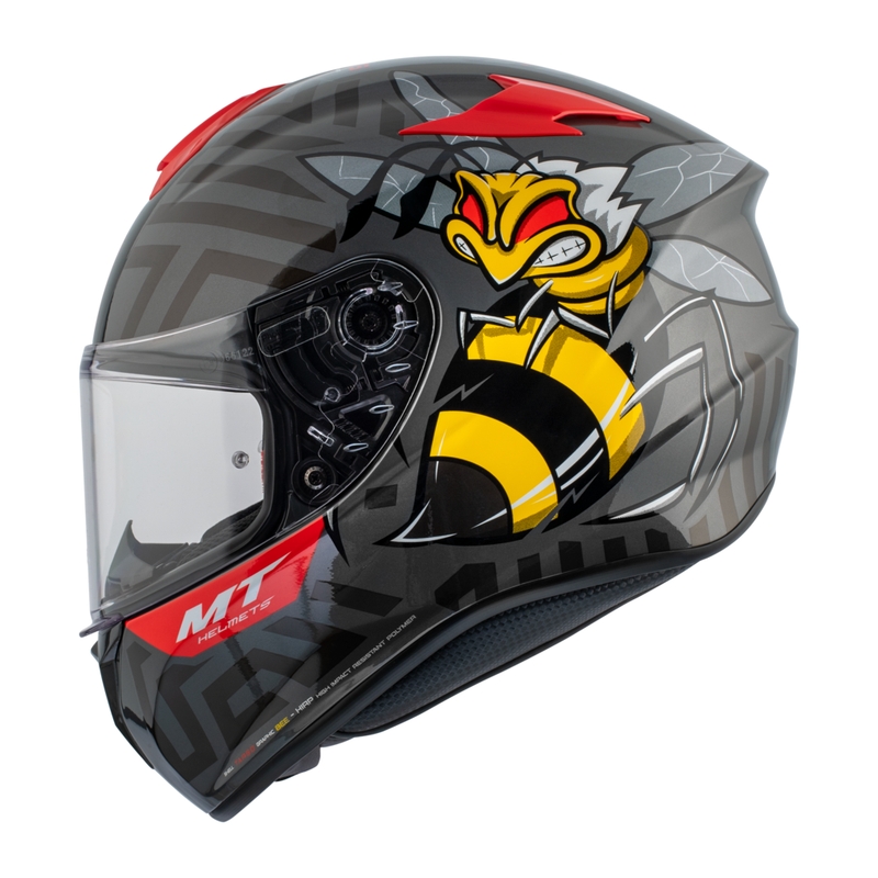 Integrálna prilba na motocykel MT Targo Bee B5 šedá