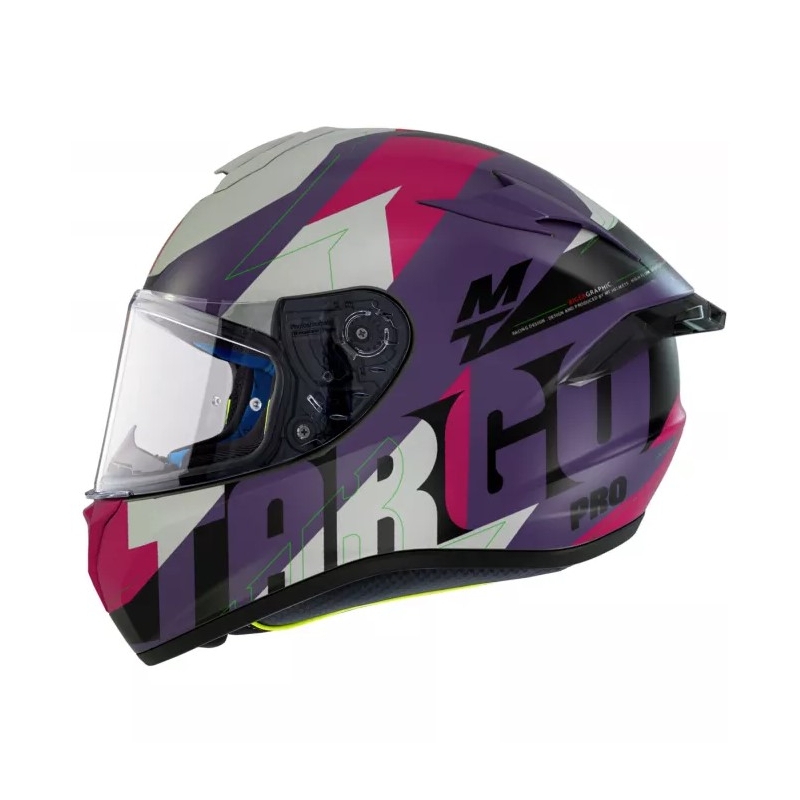 Integrálna prilba na motocykel MT Targo Pro Biger šedo-fialovo-ružová