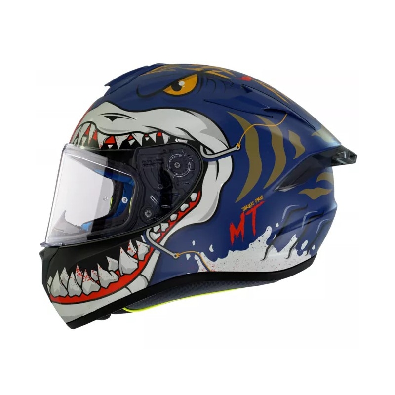 Integrálna prilba na motocykel MT Targo Pro Sharky modrá