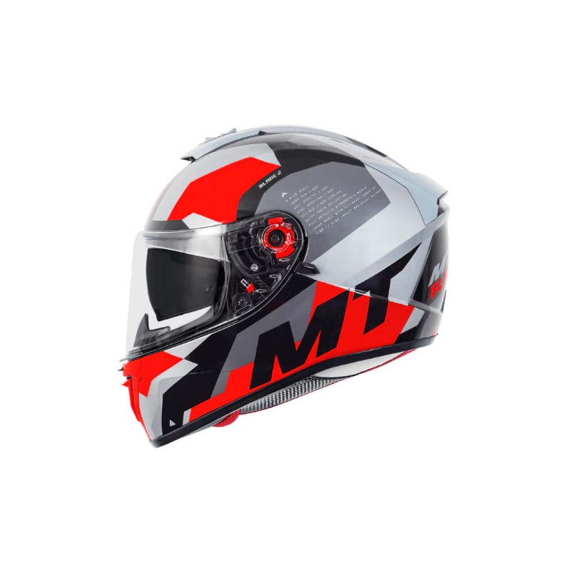 Integrálna prilba na motocykel MT Blade 2 SV Fade A2 čierno-sivo-červená výpredaj
