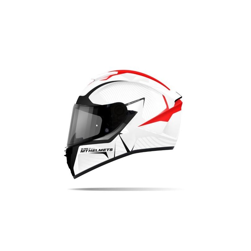 Integrálna prilba na motorku MT Blade 2 SV Blaster bielo-červená