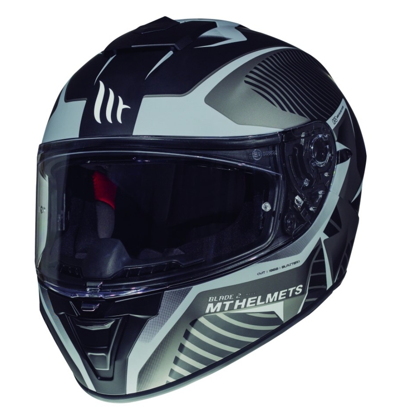 Integrálna prilba na motorku MT Blade 2 SV Blaster čierna matná-šedá