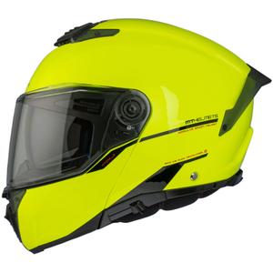 Vyklápacia helma na motorku MT ATOM 2 SV SOLID A3 fluo žltá lesklá