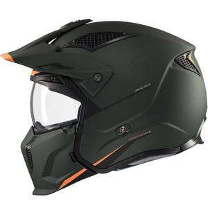 Otvorená prilba s maskou MT Streetfighter SV S Solid A6 matná zelená