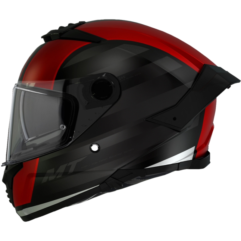 Integrálna helma na motorku MT THUNDER 4 SV TREADS B5 čierno-červená