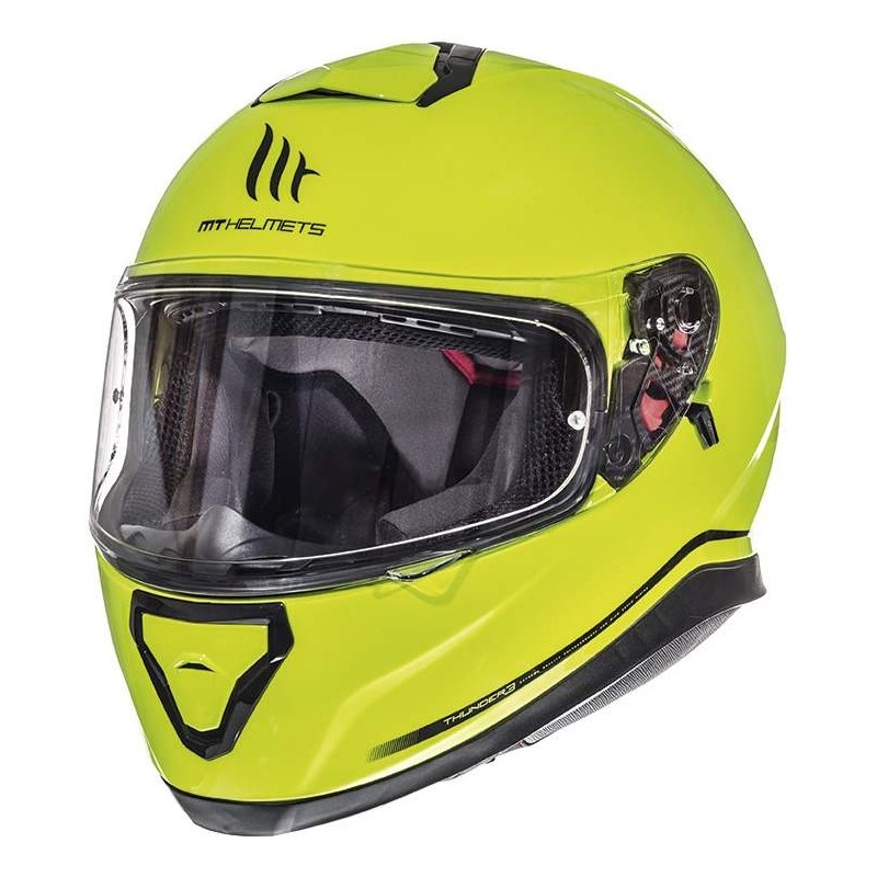 Integrálna prilba na motorku MT Thunder 3 SV fluo žltá - II. akosť
