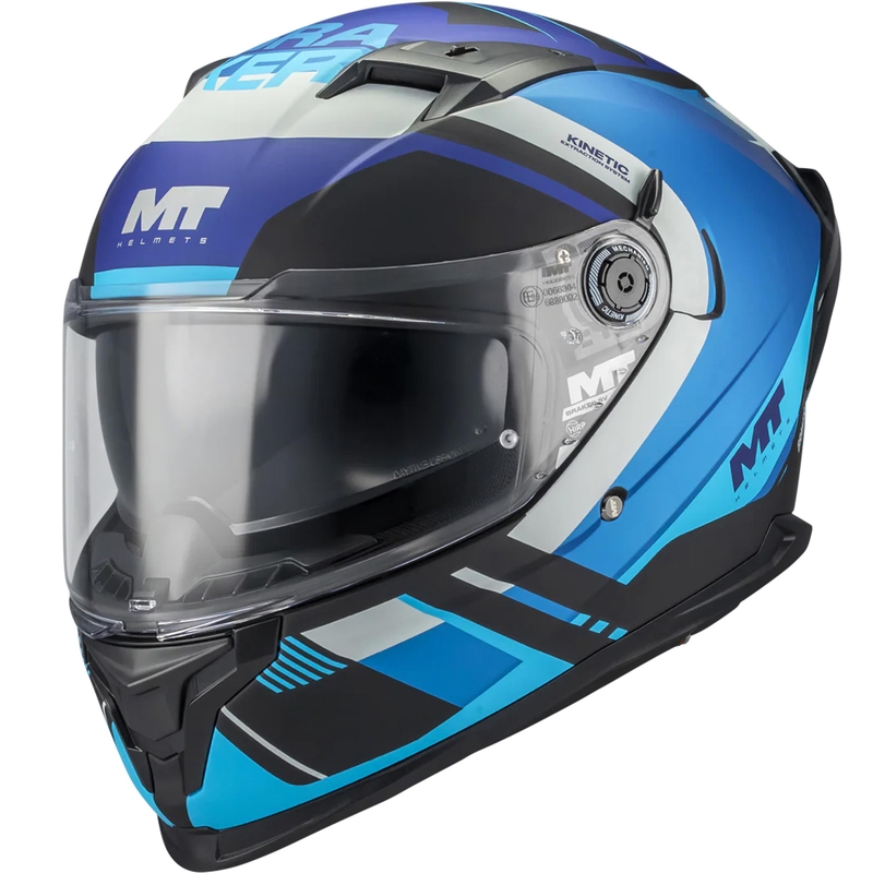 Integrální helma na motorku MT Braker SV Inception B7 černo-modro-šedá