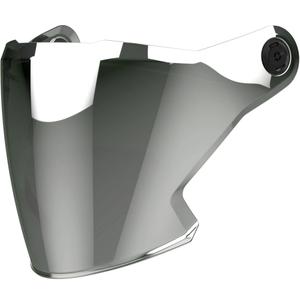 Plexi MT-V-37 pre prilby na motorku Cosmo SV irídiovo strieborné