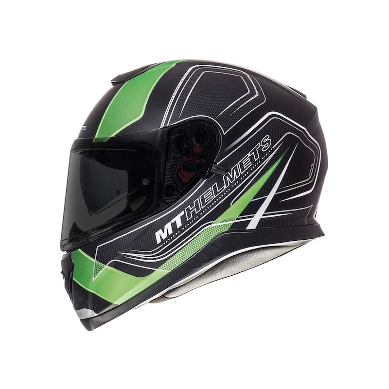 Integrálna prilba na motorku MT Thunder 3 SV Trace čierna matná-fluo zelená výpredaj