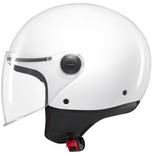 Otvorená prilba na motocykel MT Street S lesklá biela - II. akosť