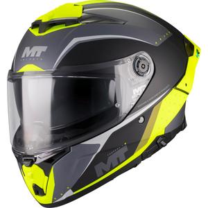 Integrálna prilba na motorku MT Thunder 4 R SV Wind Tunnel B3 čierno-šedo-fluo žltá