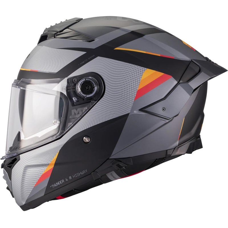 Integrálna prilba na motorku MT Thunder 4 R SV Highway B5 matná šedo-čierna